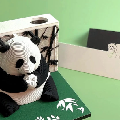 Panda 3D Paper Notes & Calendar