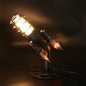 Vintage Steampunk Rocket Lamp