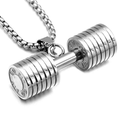 Barbell Gym Necklace